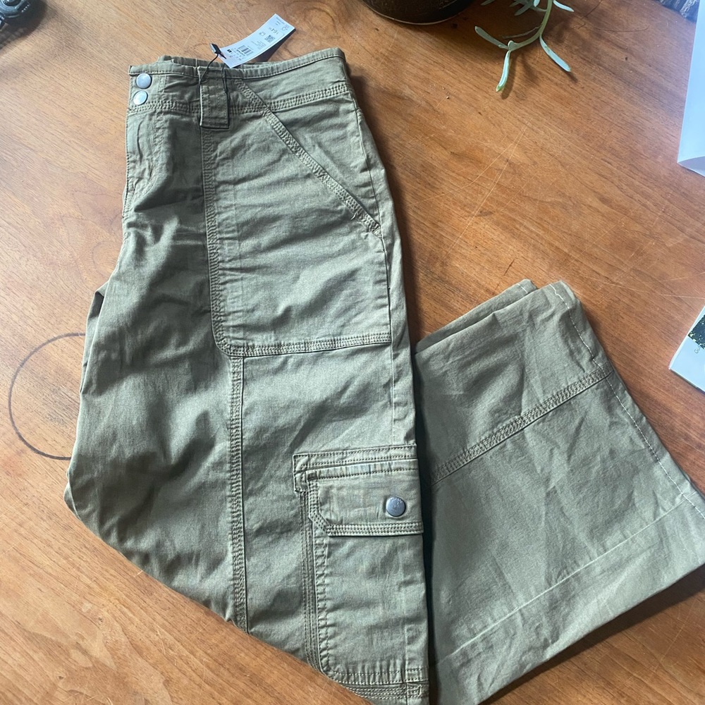 Green garage pants